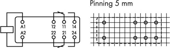Produktbild Wago Printrelais 230 V/AC 8 A 2 Wec