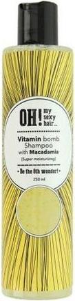 Produktbild Sexy Hair Vitamin Bomb Shampoo mit Macadamia, 250ml (250 ml, Flüssiges Shampoo)