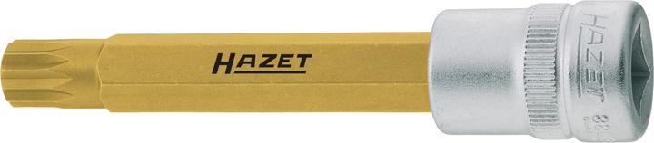 Produktbild HAZET Schraubendreher-Steckschlüsseleinsatz 8808LG-10 ∙ Vierkant10 mm (3/8 Zoll) ∙ Innen Vielzahn P…