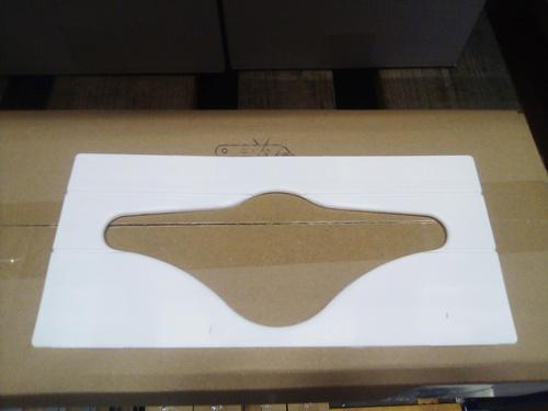 CWS Papierschablone fr Papierhandtuchspender Paradiseline