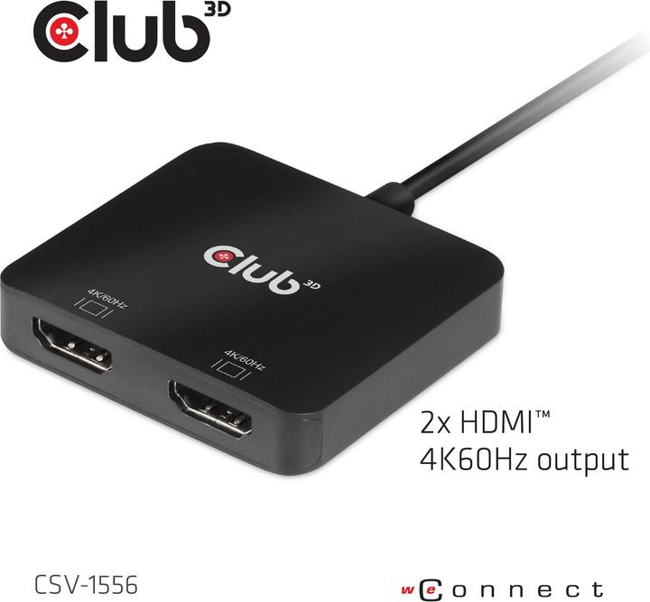 Produktbild Club 3D USB-C auf HDMI Hub (HDMI, 21 cm)