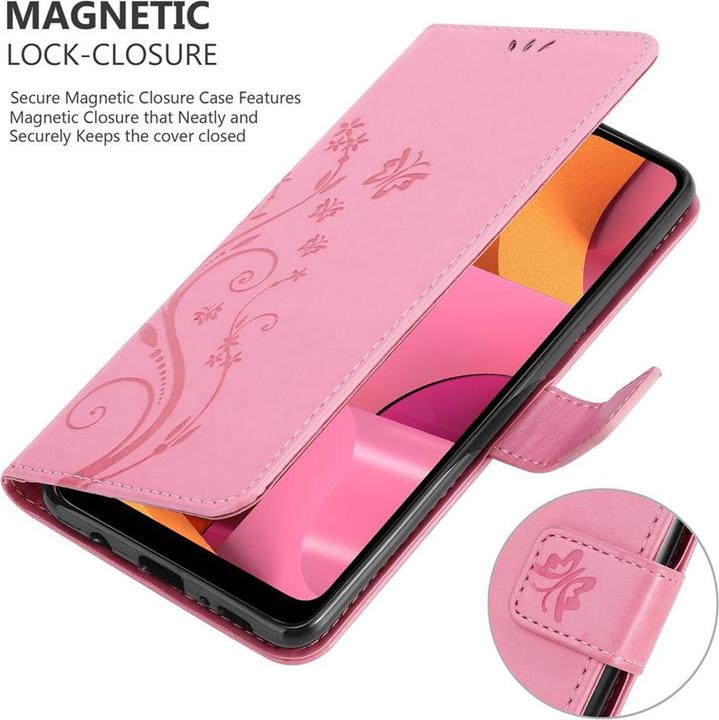 Produktbild Cadorabo Flower Book Hülle (Samsung Galaxy A21)