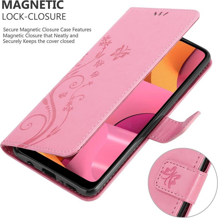 Actual product image Cadorabo Flower Book cover (Samsung Galaxy A21)