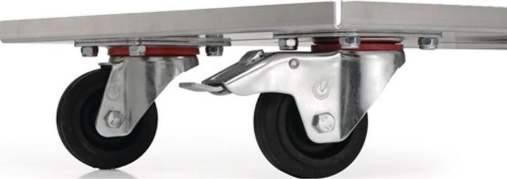 Immagine prodotto HP Autozubehör Carrello di trasporto in acciaio zincato per cassette in alluminio da 29 l - 91 l capacità di (50 kg)