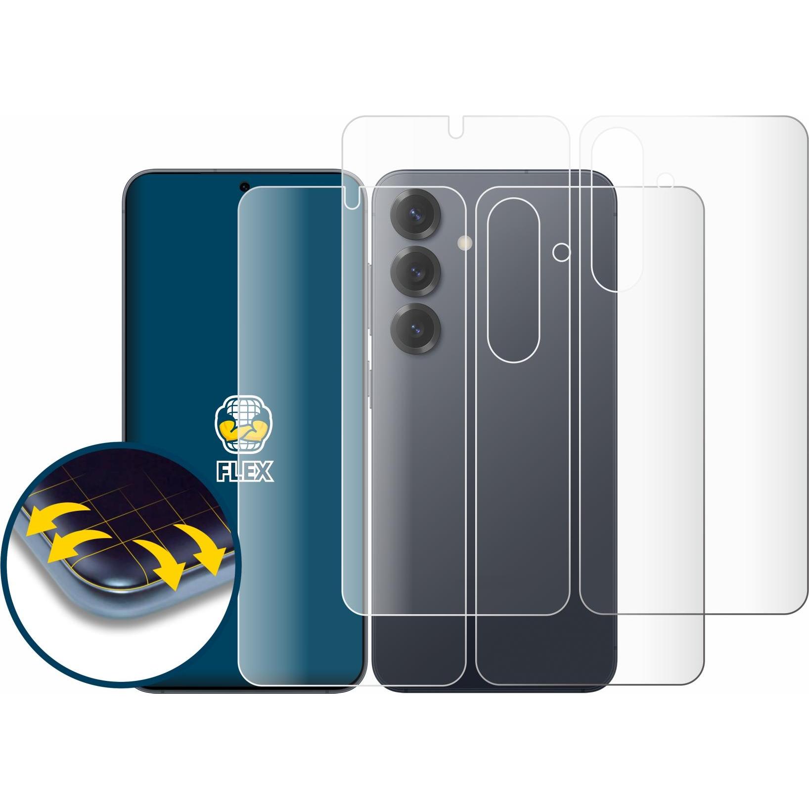 Thumbnail - BROTECT Fullscreen Schutzfolie Displayschutz Folie Klar Transparent (2 Stück, Samsung Galaxy S25), Smartphone Schutzfoli...