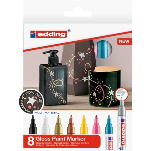 Produktbild Edding Glanzlackmarker (8x)