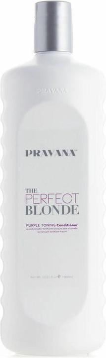 Actual product image Pravana The Perfect Blonde Purple Toning Conditioner for Unisex 33.8oz (958 ml)