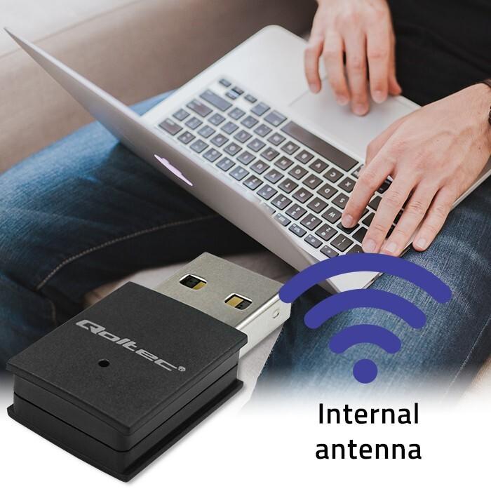 Produktbild Qoltec 57007 Wireless Mini Adapter