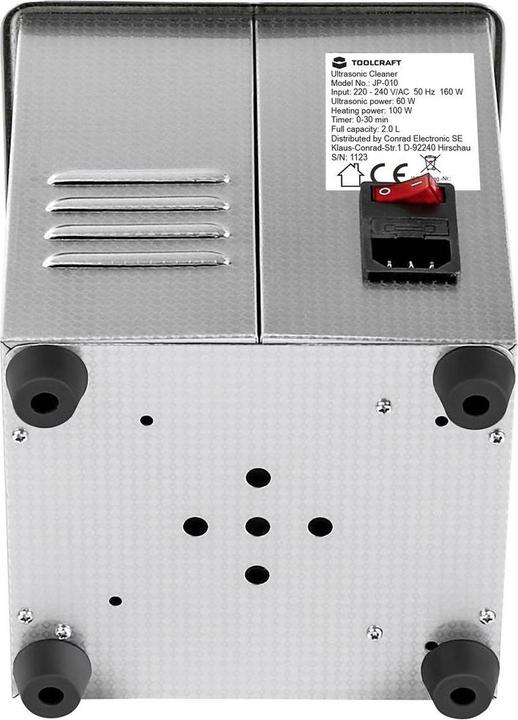 Productafbeelding Toolcraft TO-8705289 (40 kHz, 2000 ml)