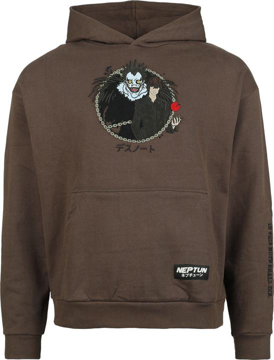 Immagine prodotto Maglia con cappuccio Death Note Graphic Brown (M) (M)