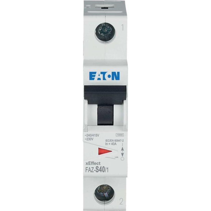 Thumbnail - Eaton, Schutzschalter, Leitungsschutzschalter, 40 A, 1p, 278616