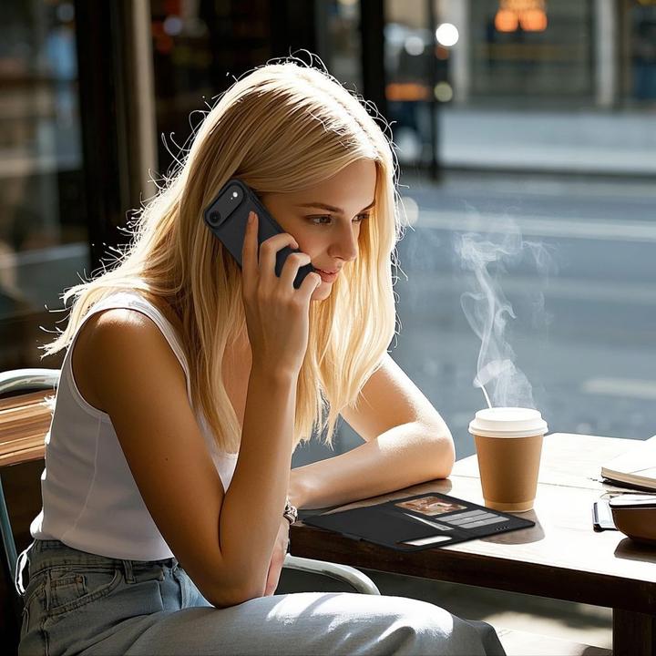 Actual product image Tech-Protect Wallet MagSafe Case für iPhone 17 Air - Mattschwarz (Apple iPhone 17 Pro)