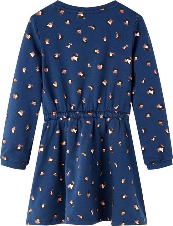 Immagine prodotto VidaXL Vestito da bambino con maniche lunghe blu navy 128,Materiale: 95 (128)