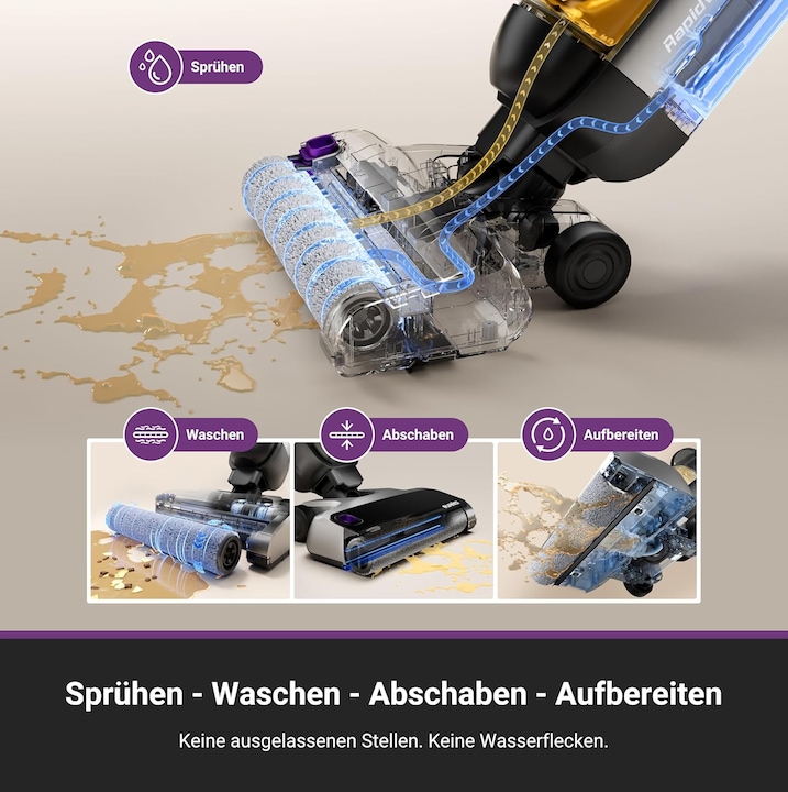 Actual product image Eureka RapidWash NEW630 Hartbodenreiniger