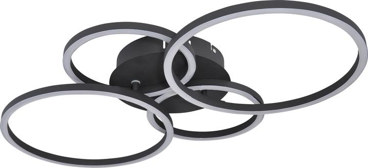 Produktbild Globo Deckenleuchte Kendy schwarz matt 1xLED (1390 lm)