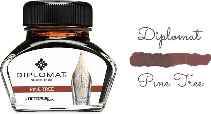 Produktbild Diplomat Tintenglas Pinie Braun 30ml (Nachfülleinheit)