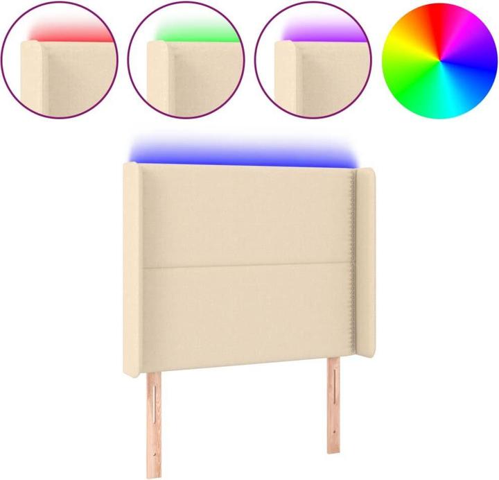 Produktbild vidaXL LED Kopfteil (93 x 16 x 128 cm)