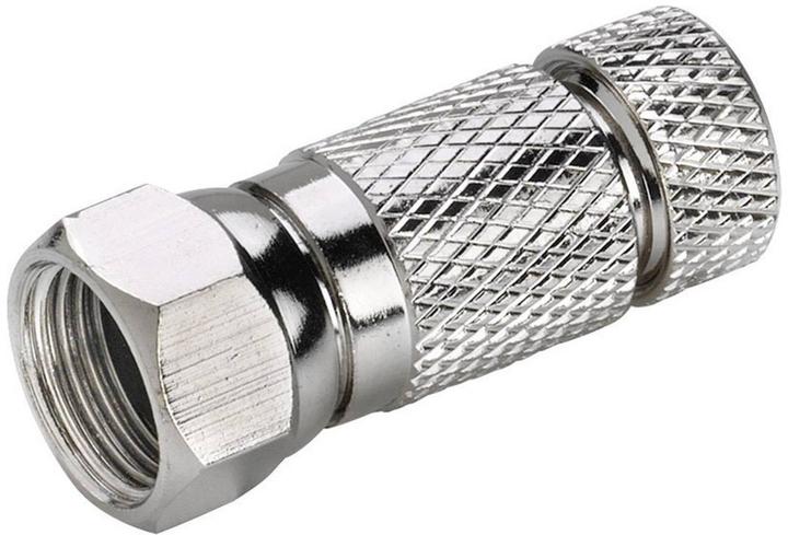 Produktbild Renkforce F-Stecker wasserdicht Kabel-Durchmesser: 6 mm (Antennenkabel)