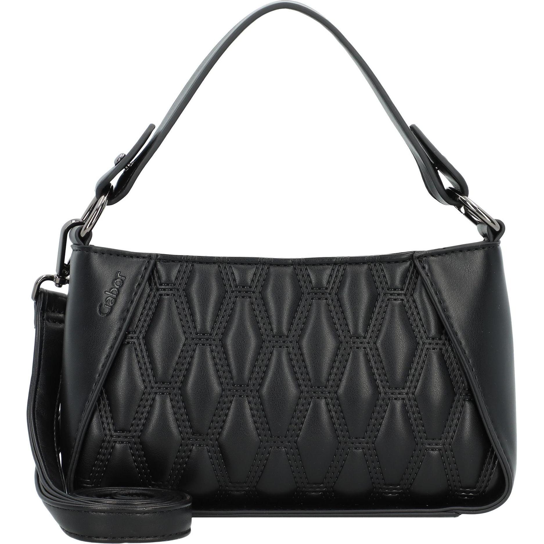 Gabor, Handtasche, Benira Schultertasche S 24 cm, Schwarz