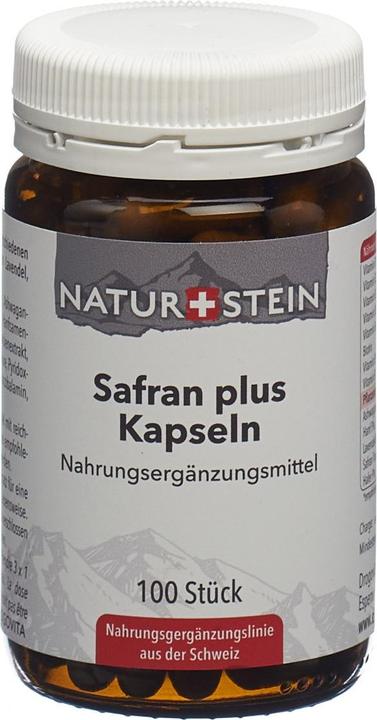 Actual product image Naturstein Safran plus (100 Piece, Capsules, 147 g)