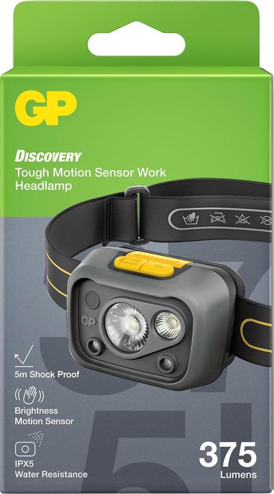 Produktbild GP Batteries GP Discovery Stirnlampe CHW54 (375 lm)