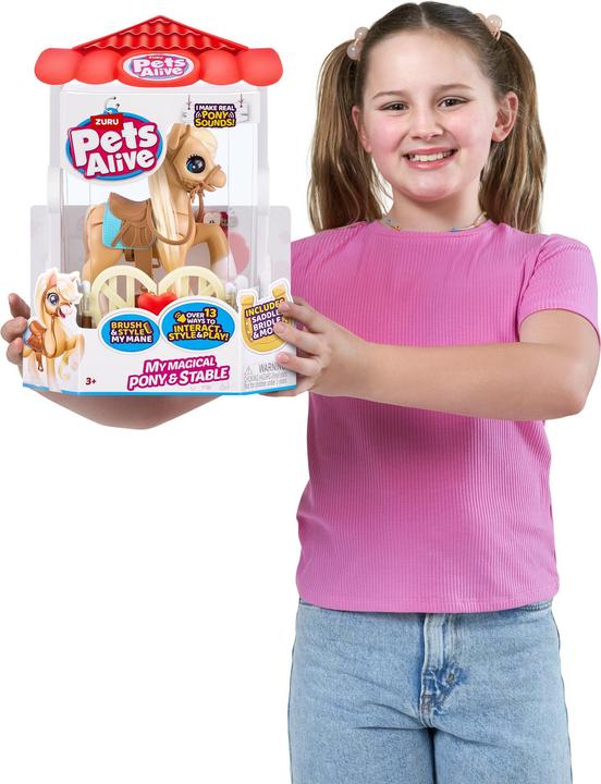 Actual product image Zuru Magic pony in the stable