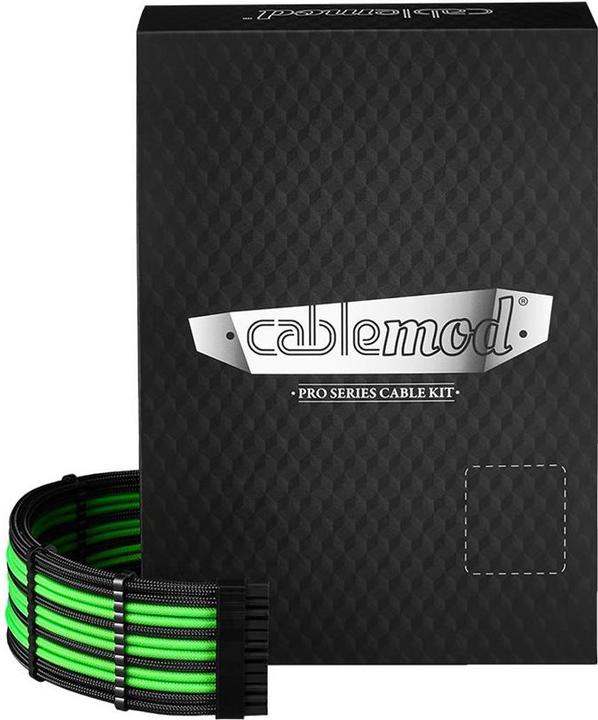 Actual product image CableMod C-Series Pro ModMesh 12VHPWR Cable Kit for Corsair RM, RMi, RMx (Black Label) - black/hel
