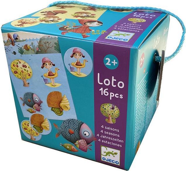 Actual product image Djeco Educational game Lotto 4 seasons (mult) (Multilingual)