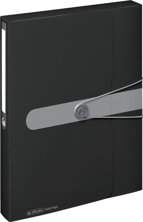 Image du produit Herlitz Boîte de rangement PP opaque avec élastique (A4, 1x)