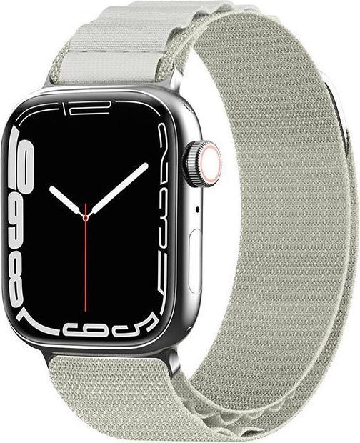 Actual product image Hurtel Strap with Alpine steel buckle for Apple Watch 38/40/41 mm - silver (Plastic)