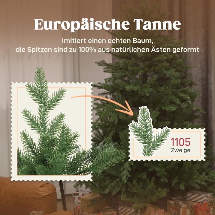 Actual product image Homcom Weihnachtsbaum Kunststoff (210 cm)