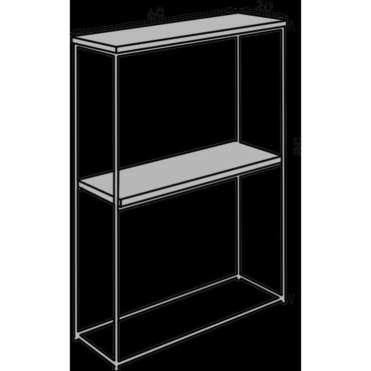 ADRK Furniture, Konsolentisch, Konsolentisch Velo (180 x 30 x 30 cm)