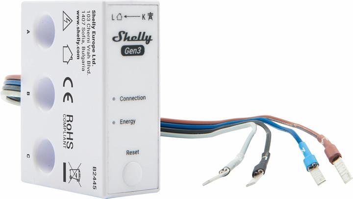 Productafbeelding Shelly 3EM-63W Gen3