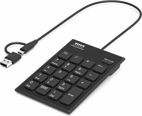 Actual product image Port Designs 900801 Numeric keypad notebook USB (Numeric keypad, Cable)