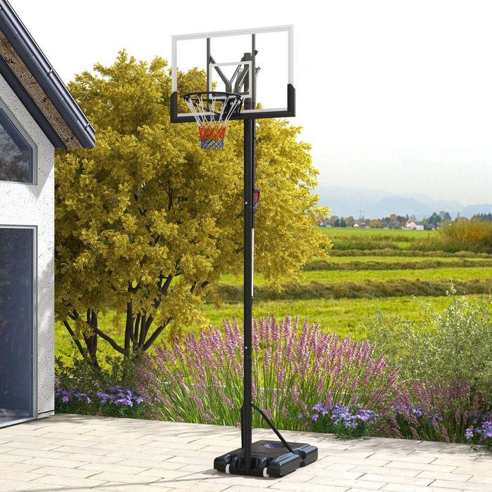 Produktbild Swisshandel24 Basketballkorb höhenverstellbar, 295-365 cm, stabiler Stahl