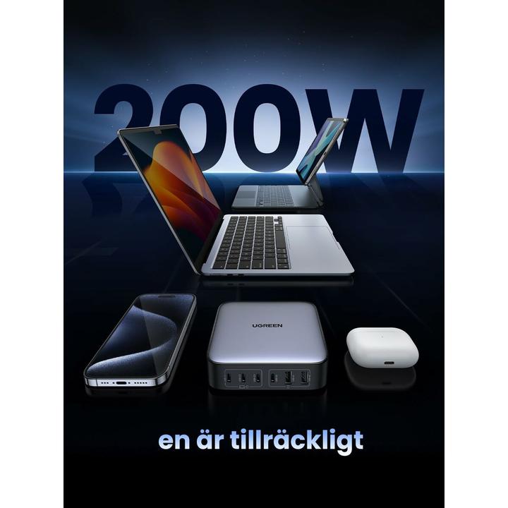 Produktbild Ugreen Nexode Desktop (200 W, 6 Ports)