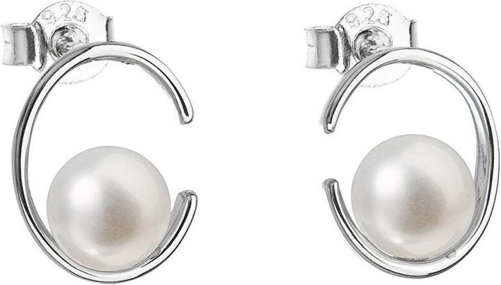 Immagine prodotto Evolution Group orecchini in argento peonia con perle vere pavon 21021.1 (L) (Argento)