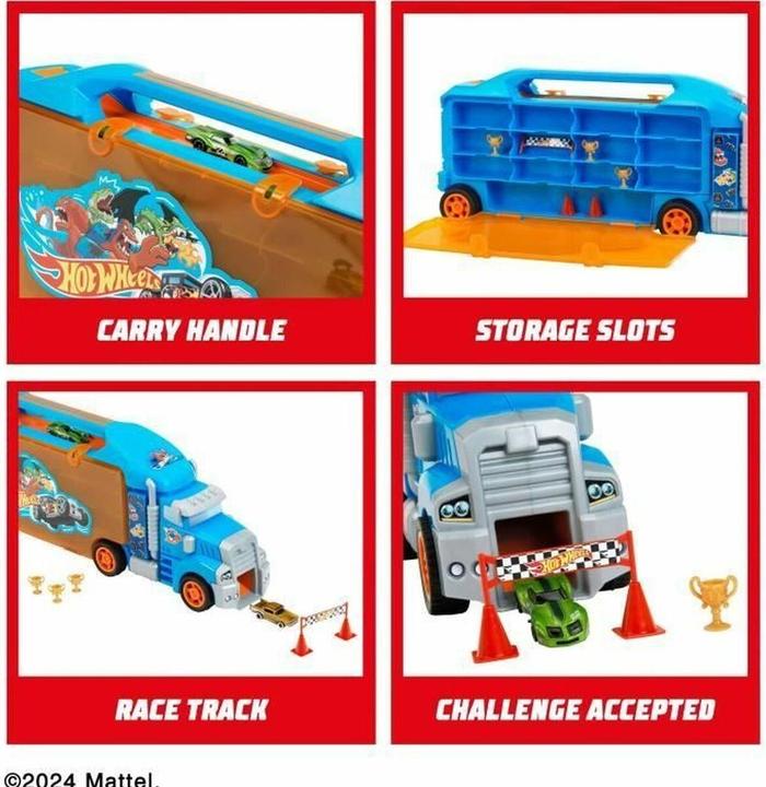 Produktbild Theo Klein Hot Wheels - LKW Sammelkoffer, blau-orange