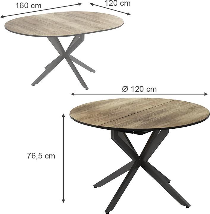 Image du produit Vicco Loyd (Ø 120 x 76.5 cm)