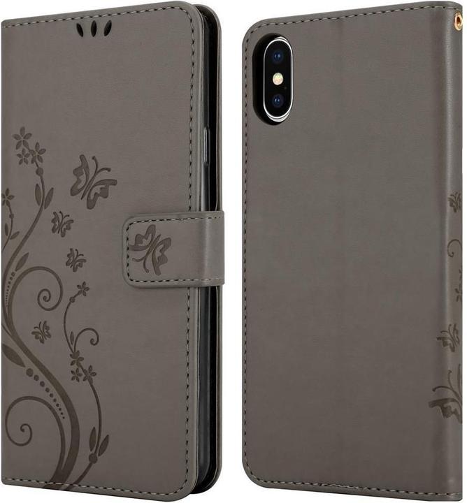 Actual product image Cadorabo Flower Book Cover (Apple iPhone X, Apple iPhone XS)
