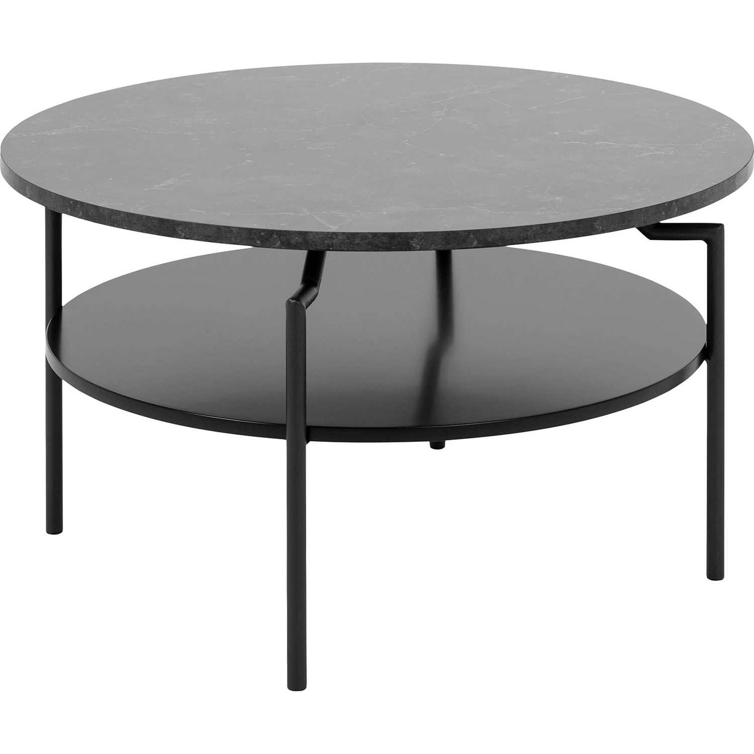 AC Design, Couchtisch + Beistelltisch, Goldington (80 x 80 x 45 cm)