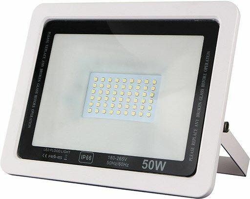 Actual product image Lumina Swiss Slim LED Floodlight 50W day white 4000K (5000 lm, IP65)