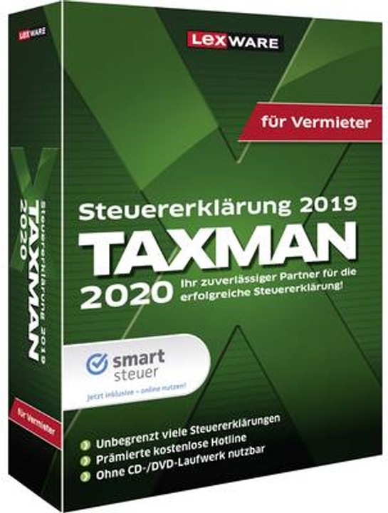 Actual product image Lexware Taxman 2020 for landlords (1 User, 12 months)