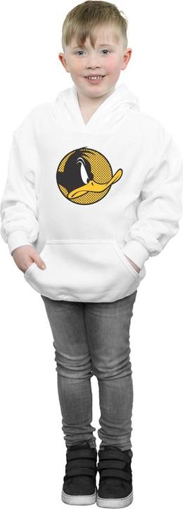 Actual product image Looney Tunes Boys Daffy Duck Dotted Profile Hoodie (128)