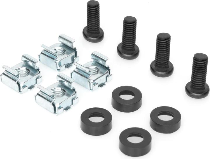Produktbild Digitus 1HE Kabelburstenleiste 44x483x11 mm Burstenoffnung 27x423 mm Farbe Schwarz RAL 9005