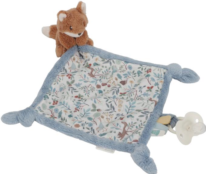 Actual product image Little Dutch Cuddle cloth fox Forest Friends GRS colourful