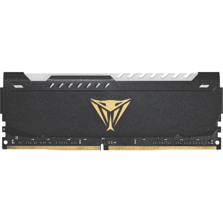 Thumbnail - Patriot Viper Steel RGB 8GB DDR4 3600-20, PVSR48G360C0 (1 x 8GB, 3600 MHz, DDR4-RAM, DIMM), RAM, Schwarz