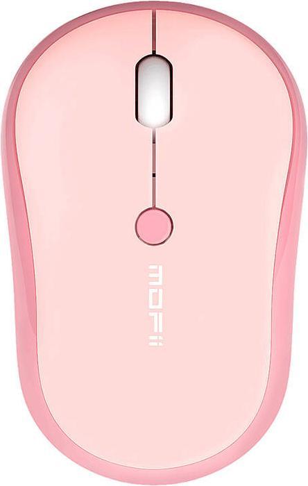 Actual product image Mofii M5DM Wireless Mouse (Pink) (Cable)