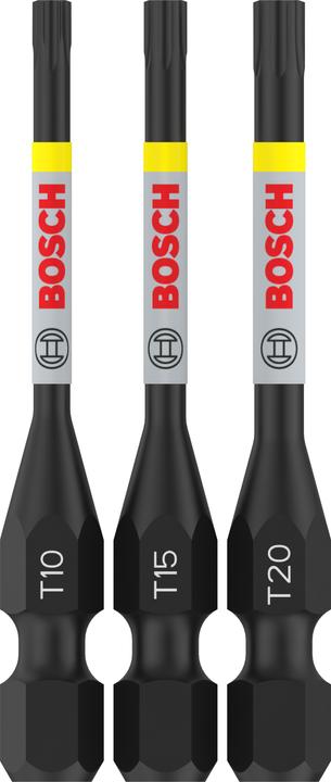 Actual product image Bosch Professional Zubehör PRO Torx Impact Bit, T10, T15, T20, 55 mm, 3 pcs. (T10, T15, T20)
