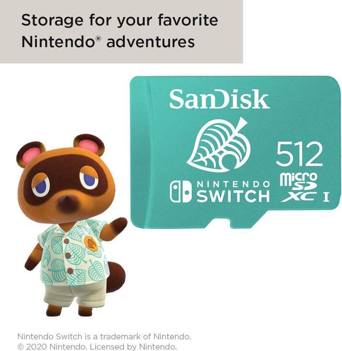 Produktbild SANDISK Nintendo Switch Card (512 GB, microSDXC, U1, UHS-I)